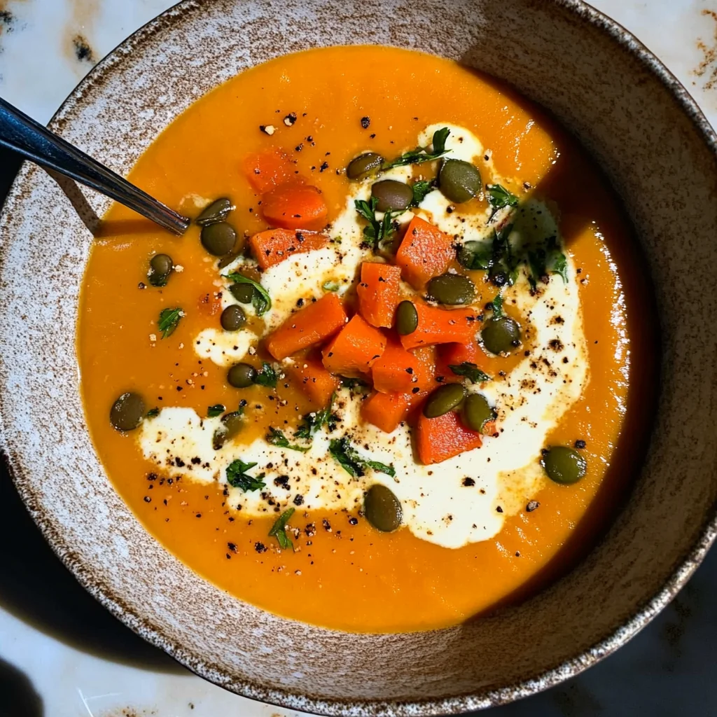 Butternut Squash Soup with Red Lentils Recipe