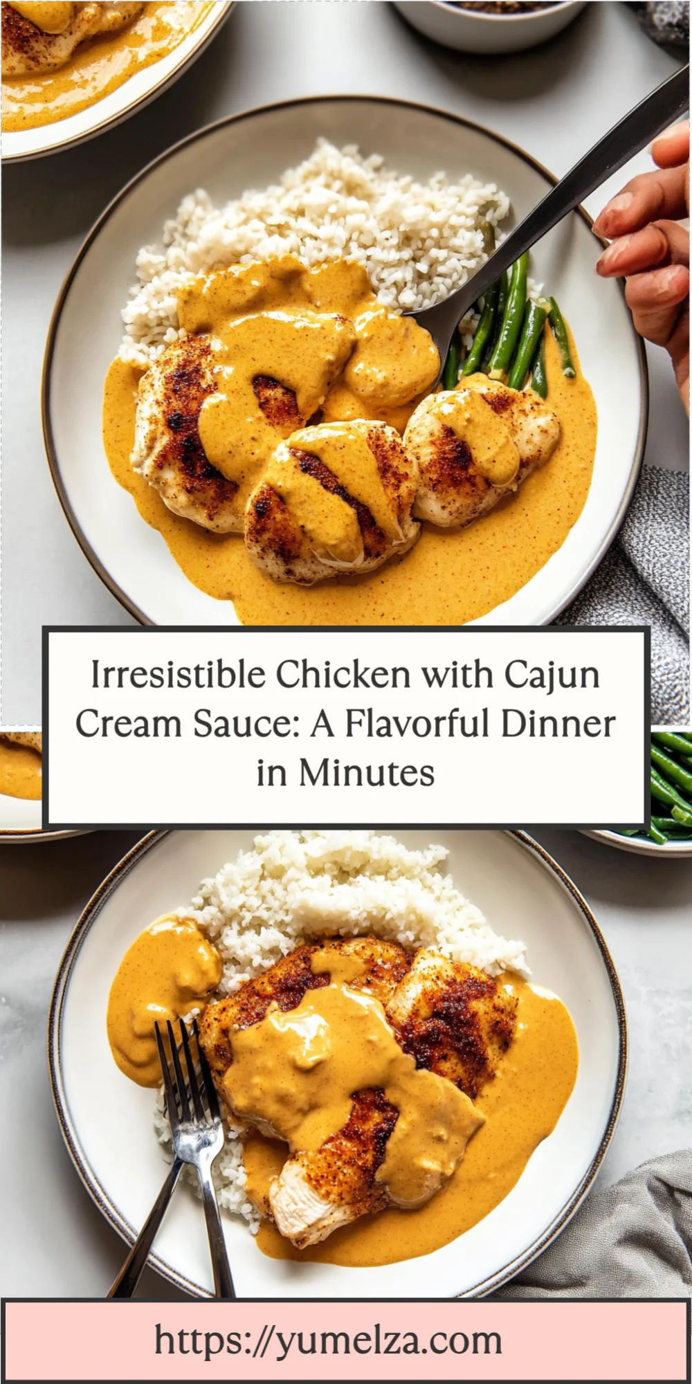 Irresistible Chicken with Cajun Cream Sauce: A Flavorful Dinner in Minutes