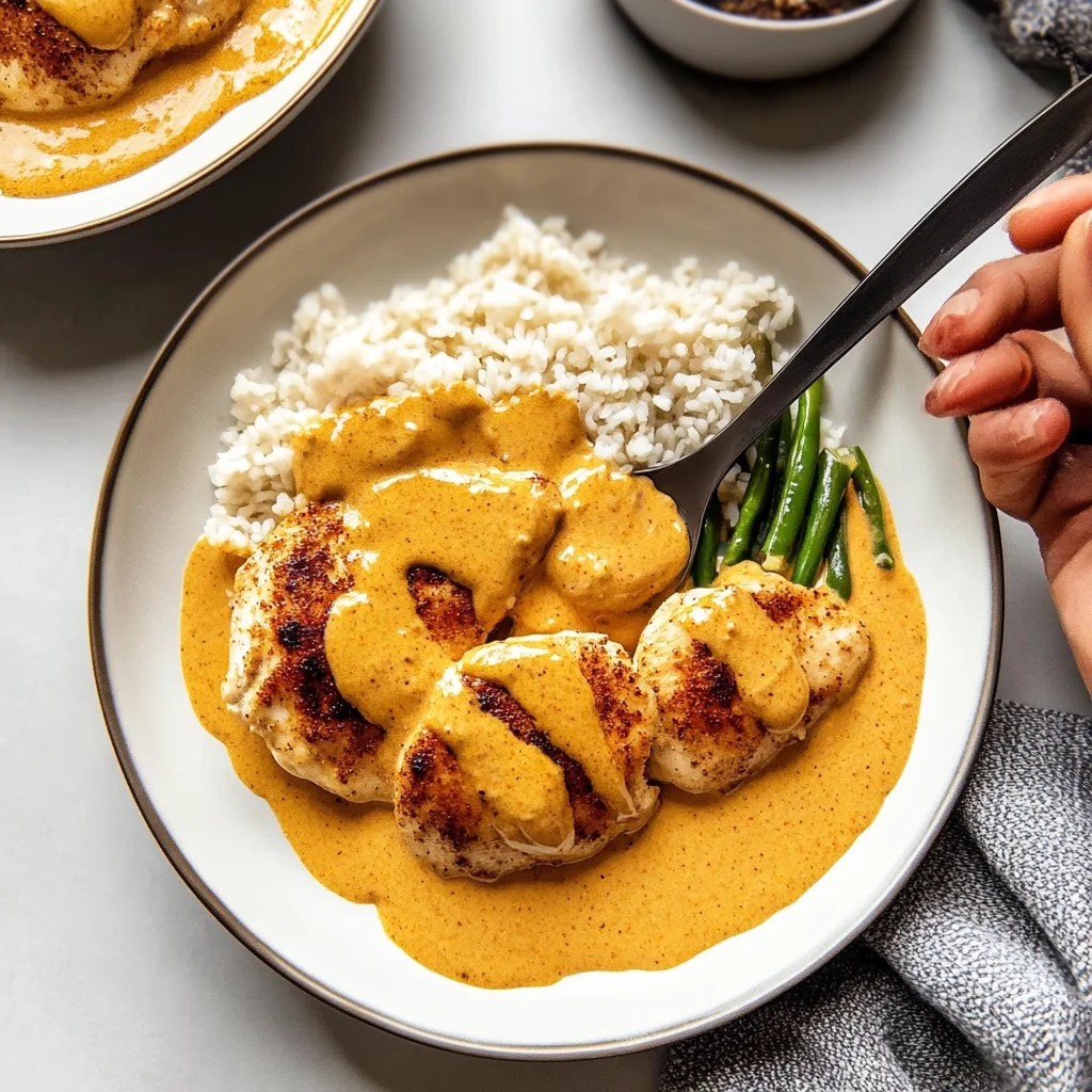 Chicken with Cajun Cream Sauce Recipe