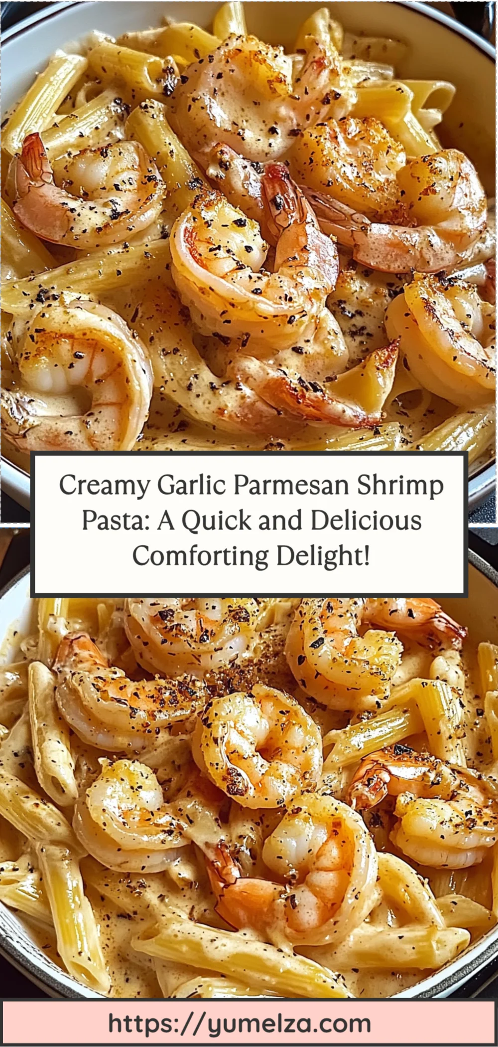 Creamy Garlic Parmesan Shrimp Pasta: A Quick and Delicious Comforting Delight!
