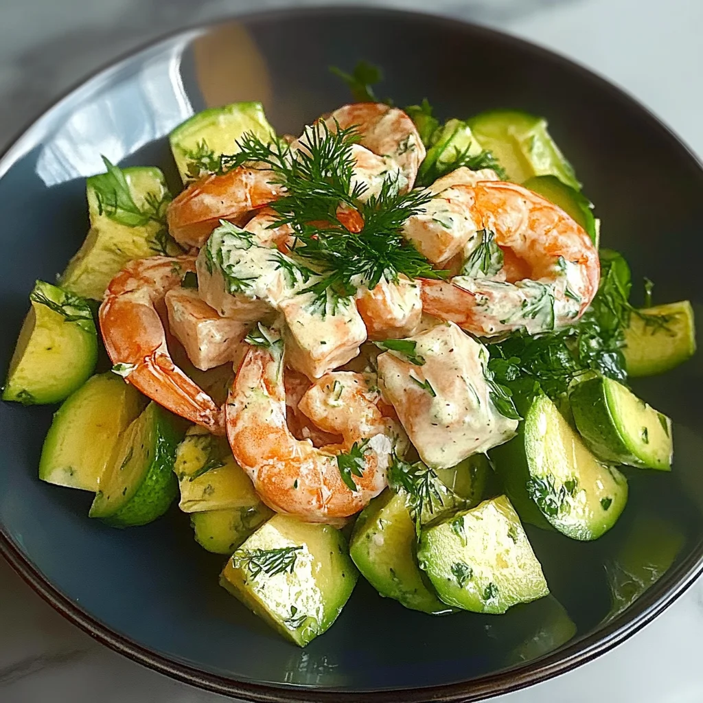 Creamy Shrimp and Avocado Salad Recipe