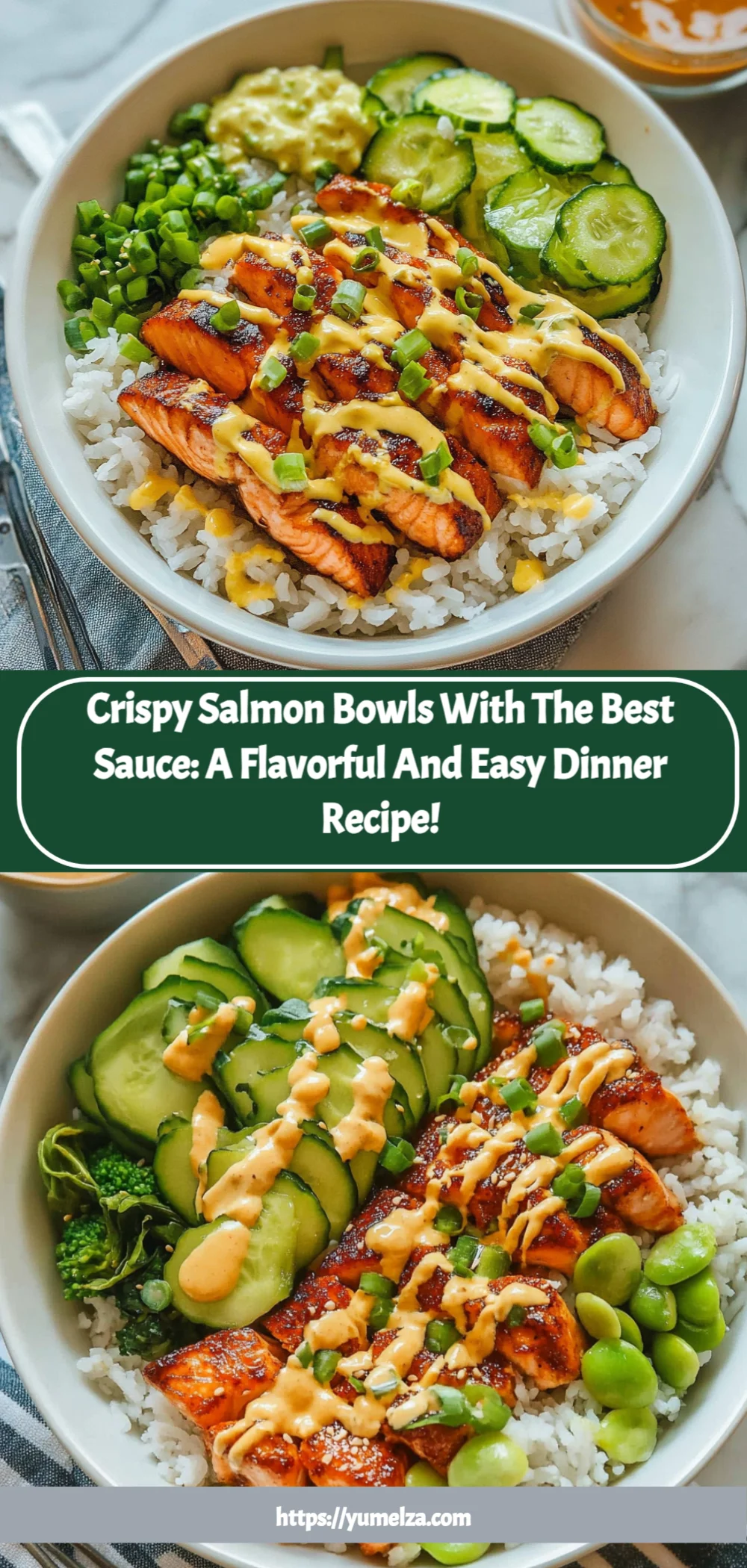 Crispy Salmon Bowls with the Best Sauce: A Flavorful and Easy Dinner Recipe!