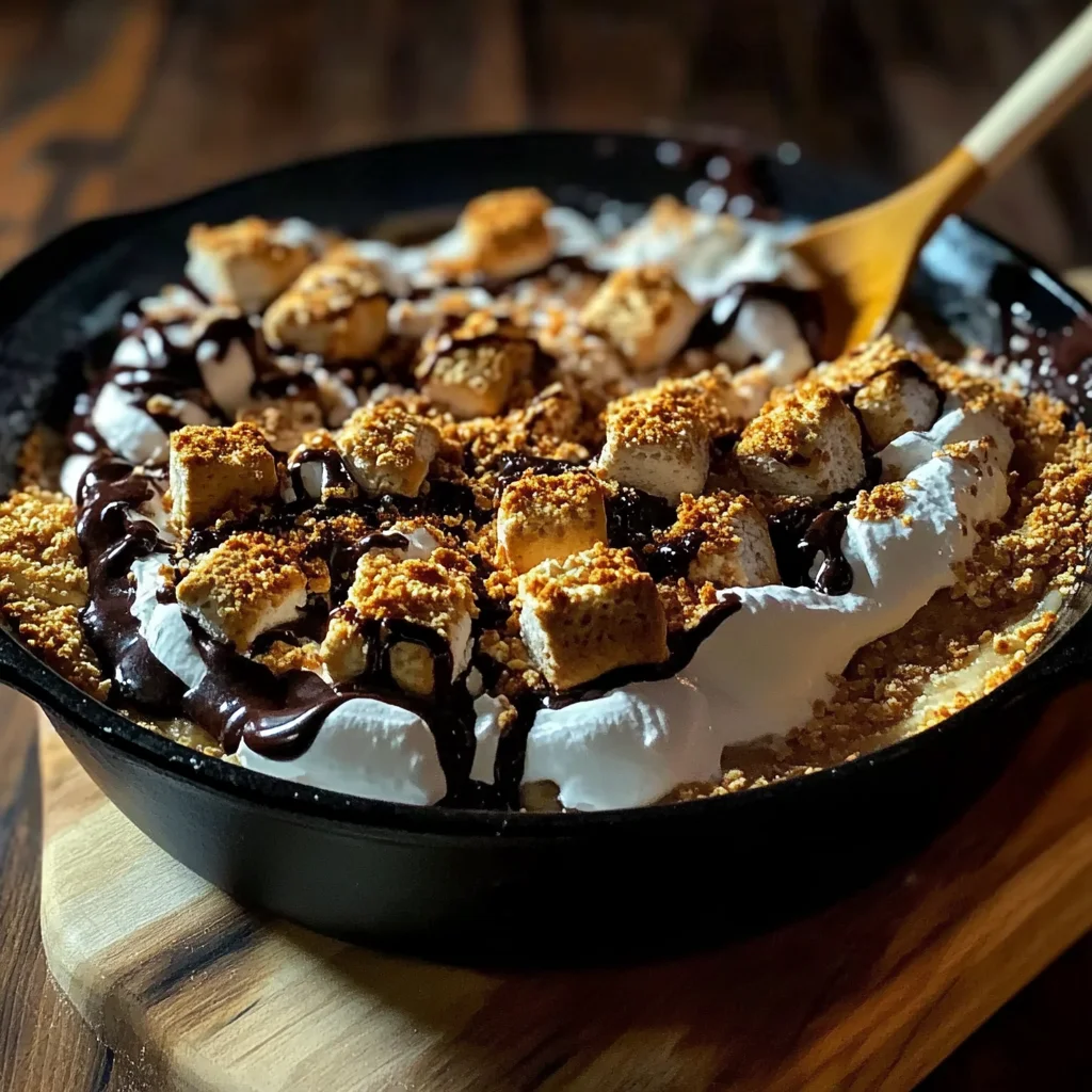 Delicious 4th of July S'mores Dip Recipe
