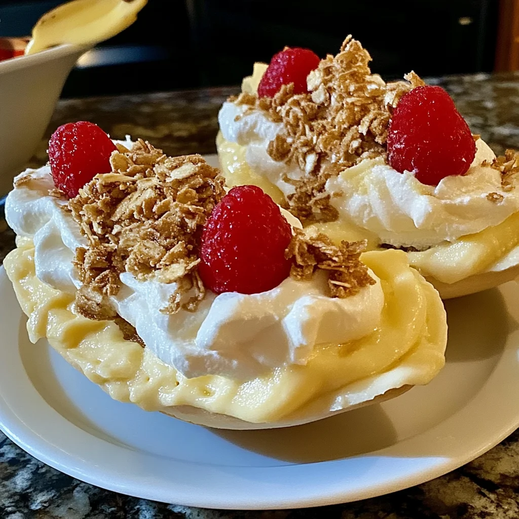 Delicious Banana Pudding Banana Split Boats Recipe
