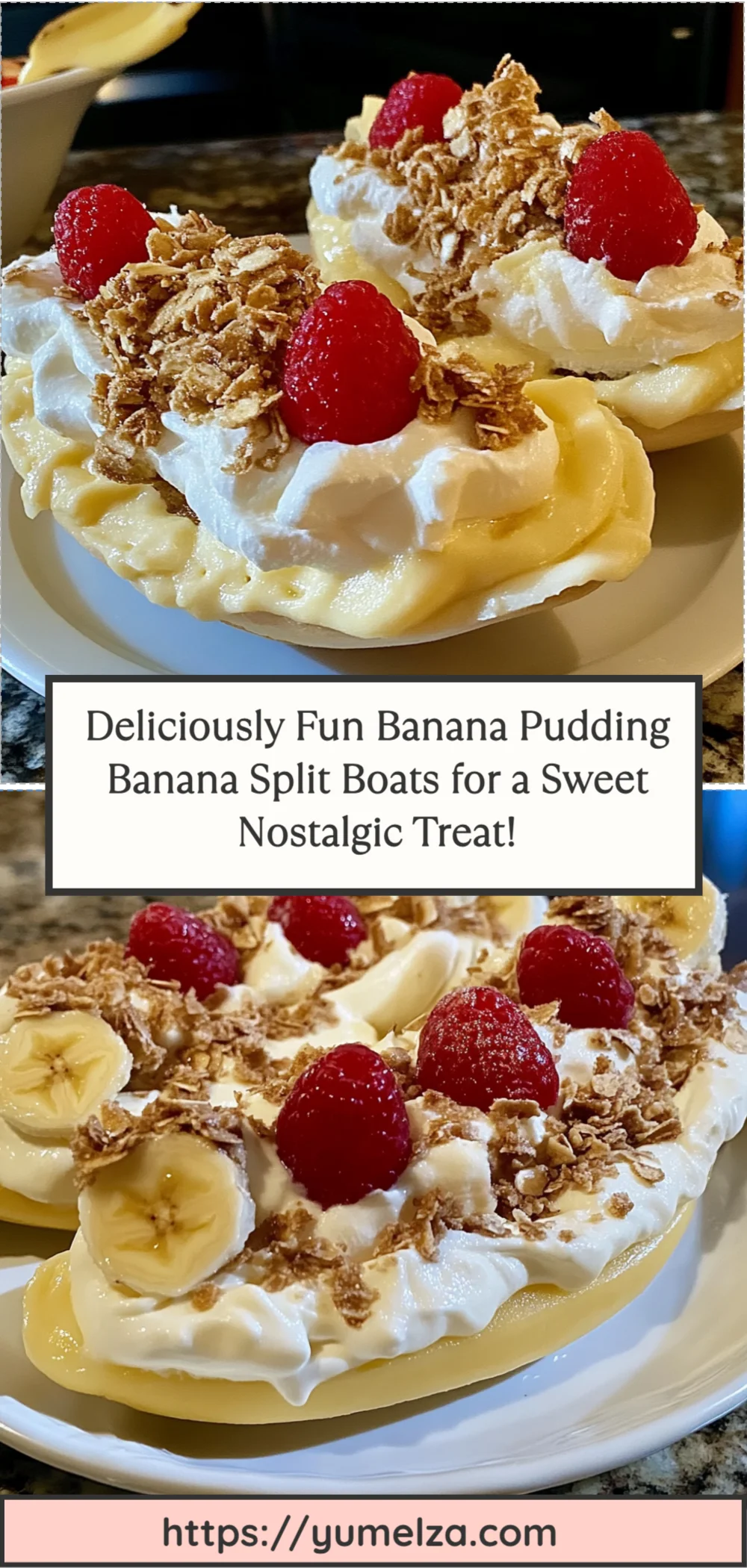 Deliciously Fun Banana Pudding Banana Split Boats for a Sweet Nostalgic Treat!