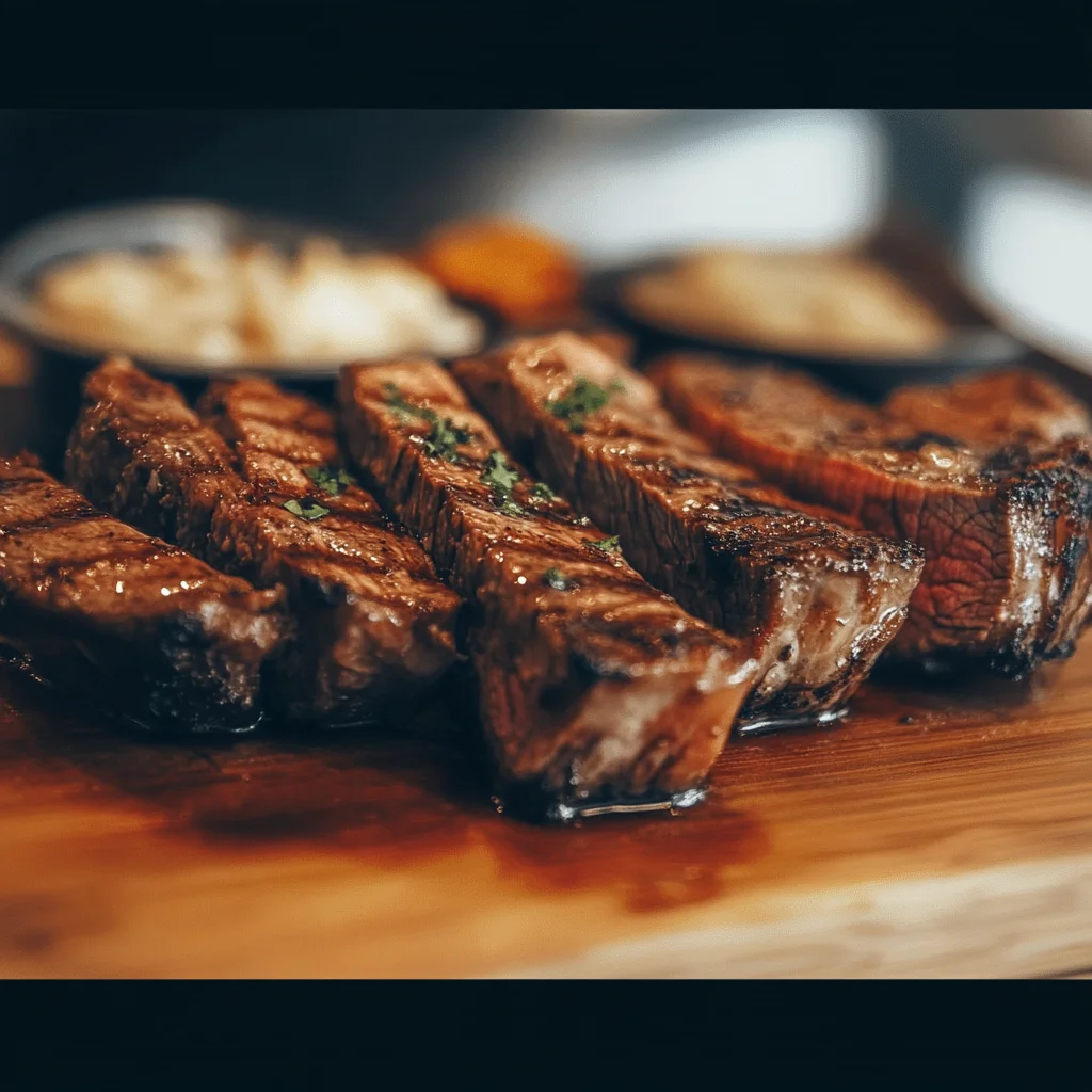 Delicious Grilled Steak with Garlic Herb Butter Recipe