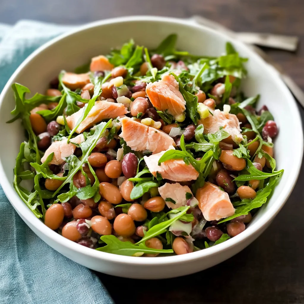 Delicious Salmon Bean Salad Recipe (Quick and Easy!)
