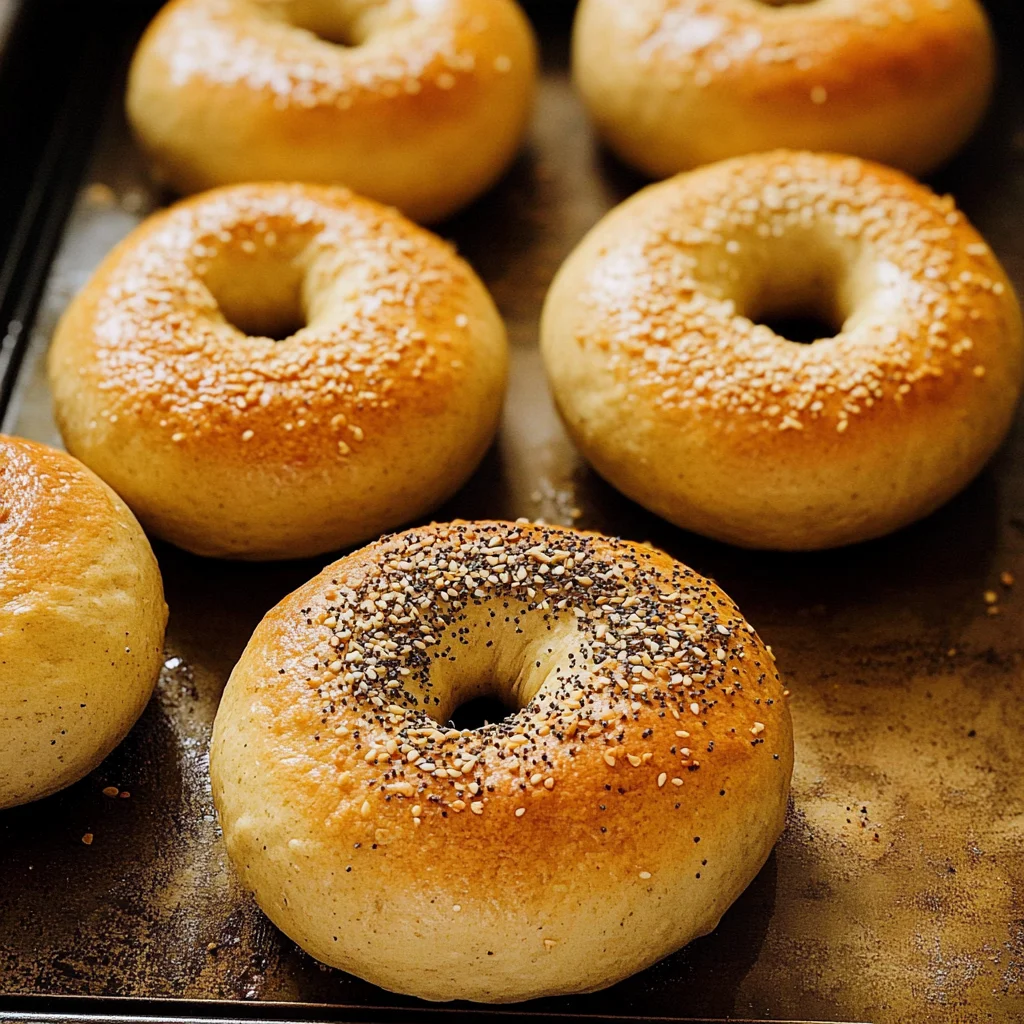 Deliciously Chewy Sourdough Bagels Recipe
