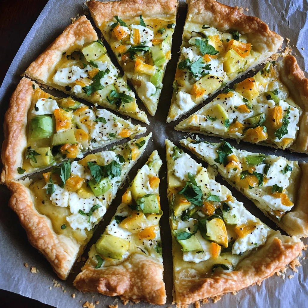 Deliciously Easy Banana Pepper and Goat Cheese Tart Recipe