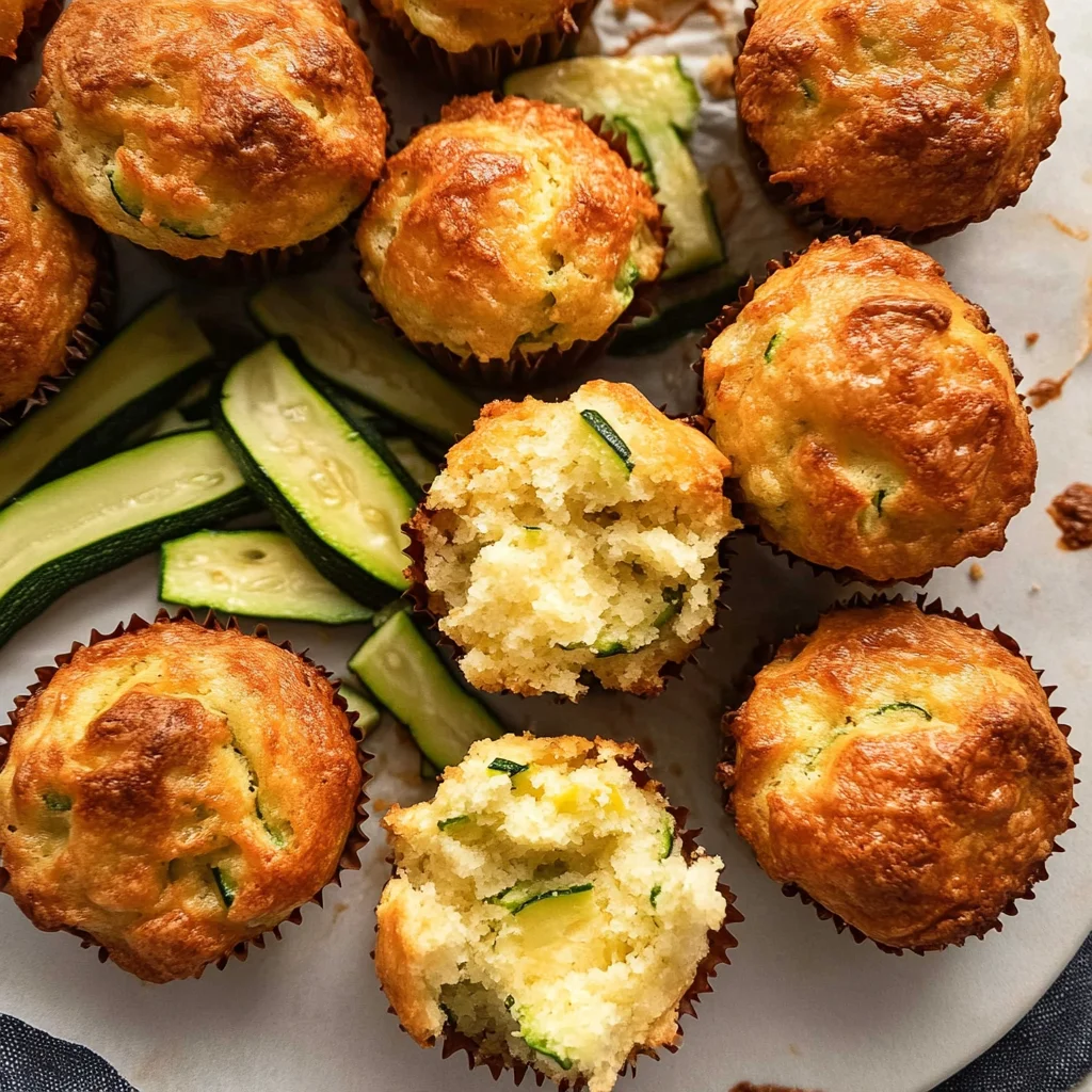 Deliciously Easy Cheesy Zucchini Muffins Recipe