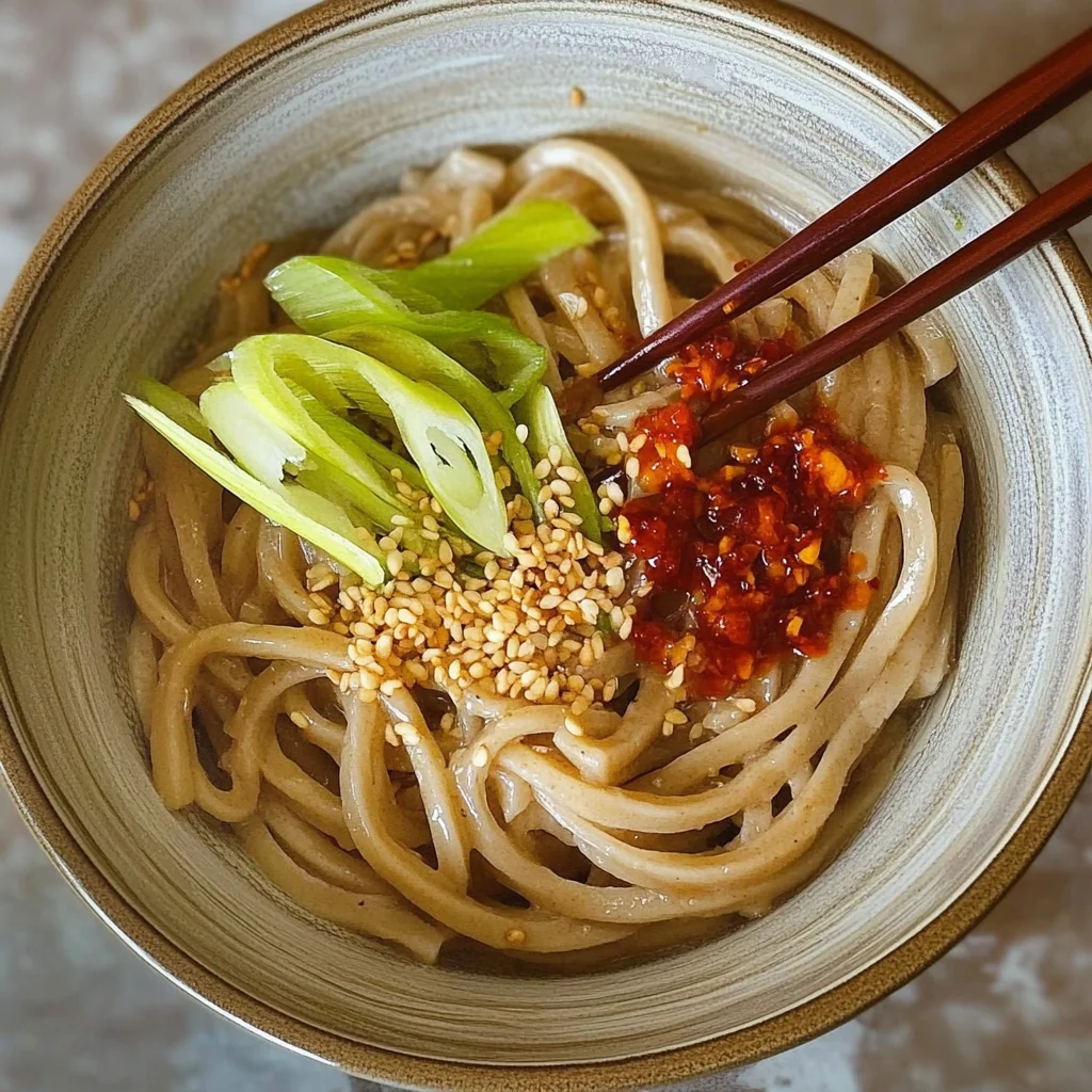 Deliciously Easy Iced Sesame Noodles Recipe