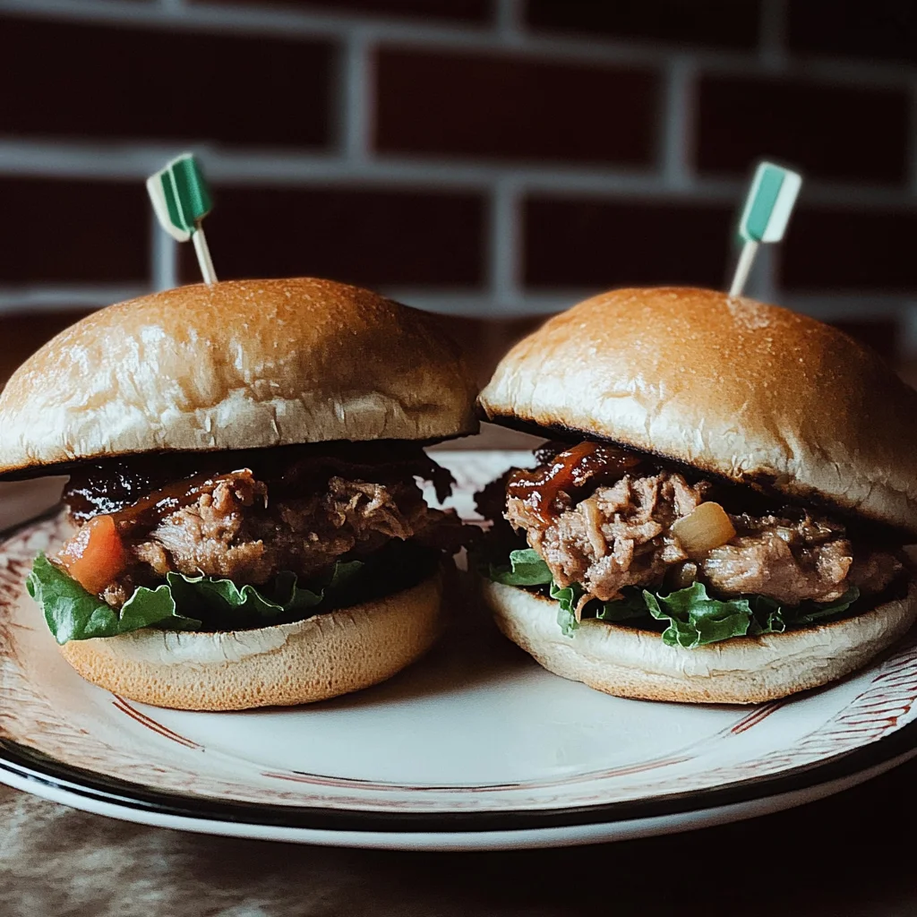 Deliciously Easy Smoky BBQ Pulled Beef Sandwich Recipe