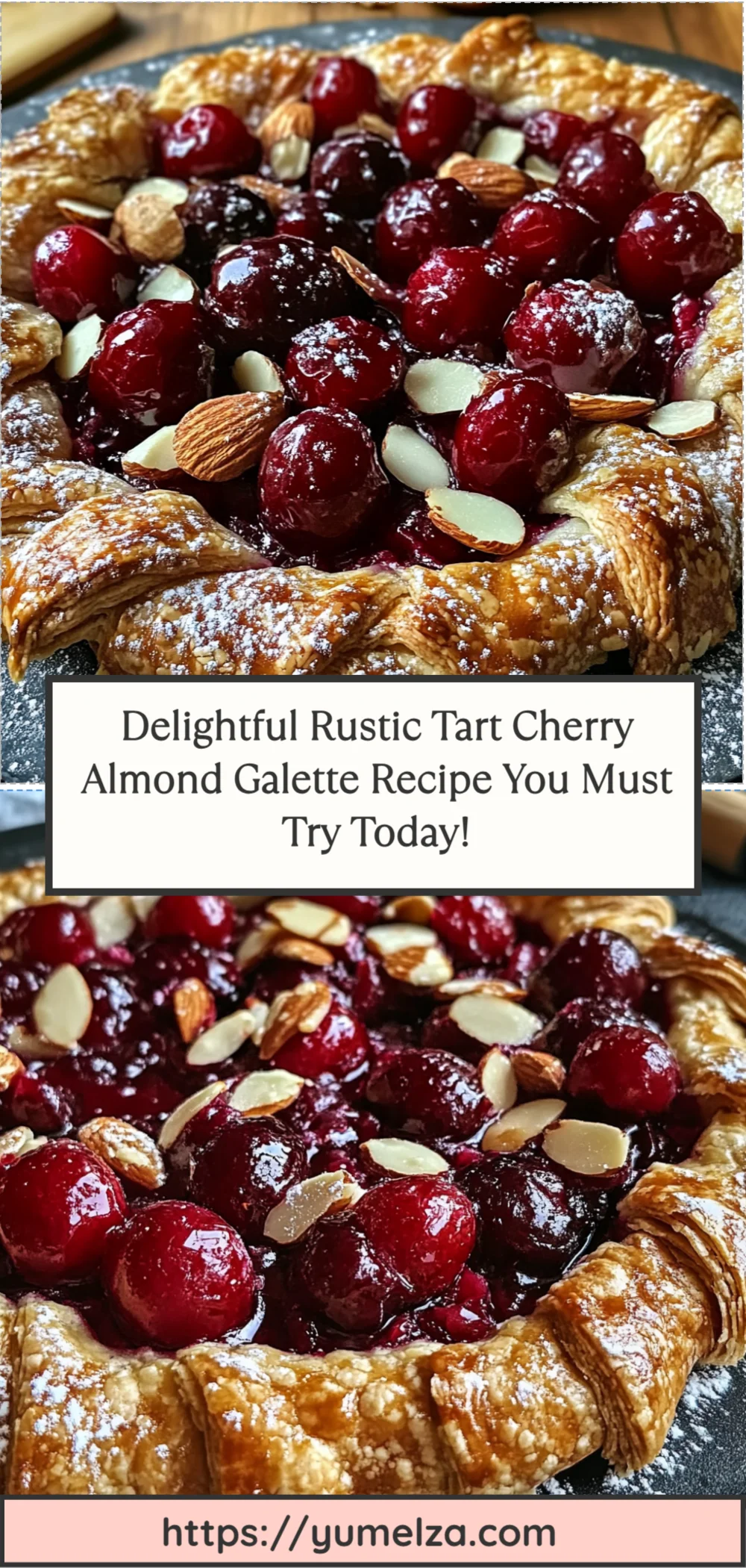 Delightful Rustic Tart Cherry Almond Galette Recipe You Must Try Today!