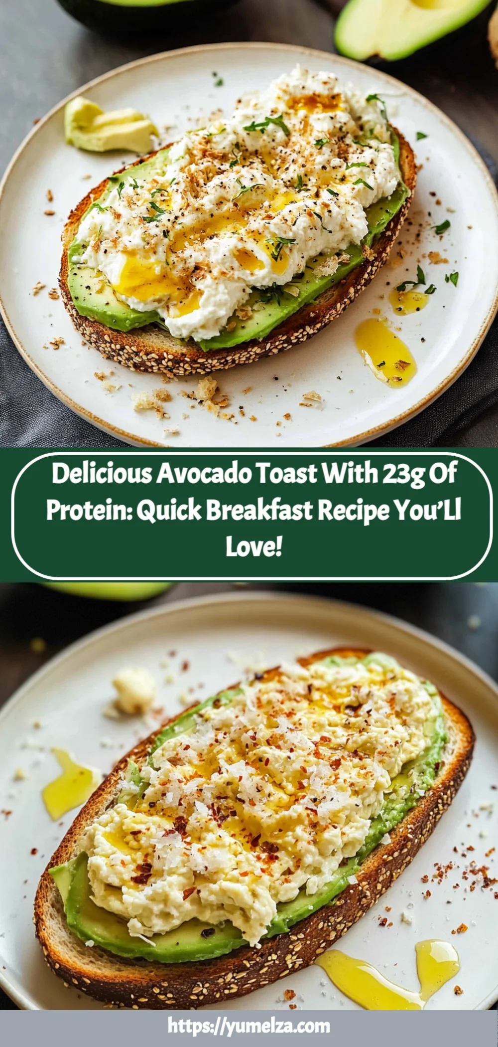 Delicious Avocado Toast with 23g of Protein: Quick Breakfast Recipe You’ll Love!