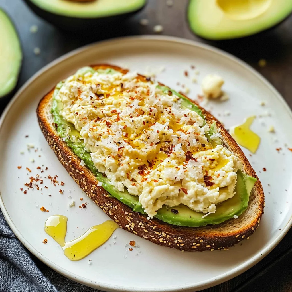 Easy Avocado Toast Recipe with 23g of Protein