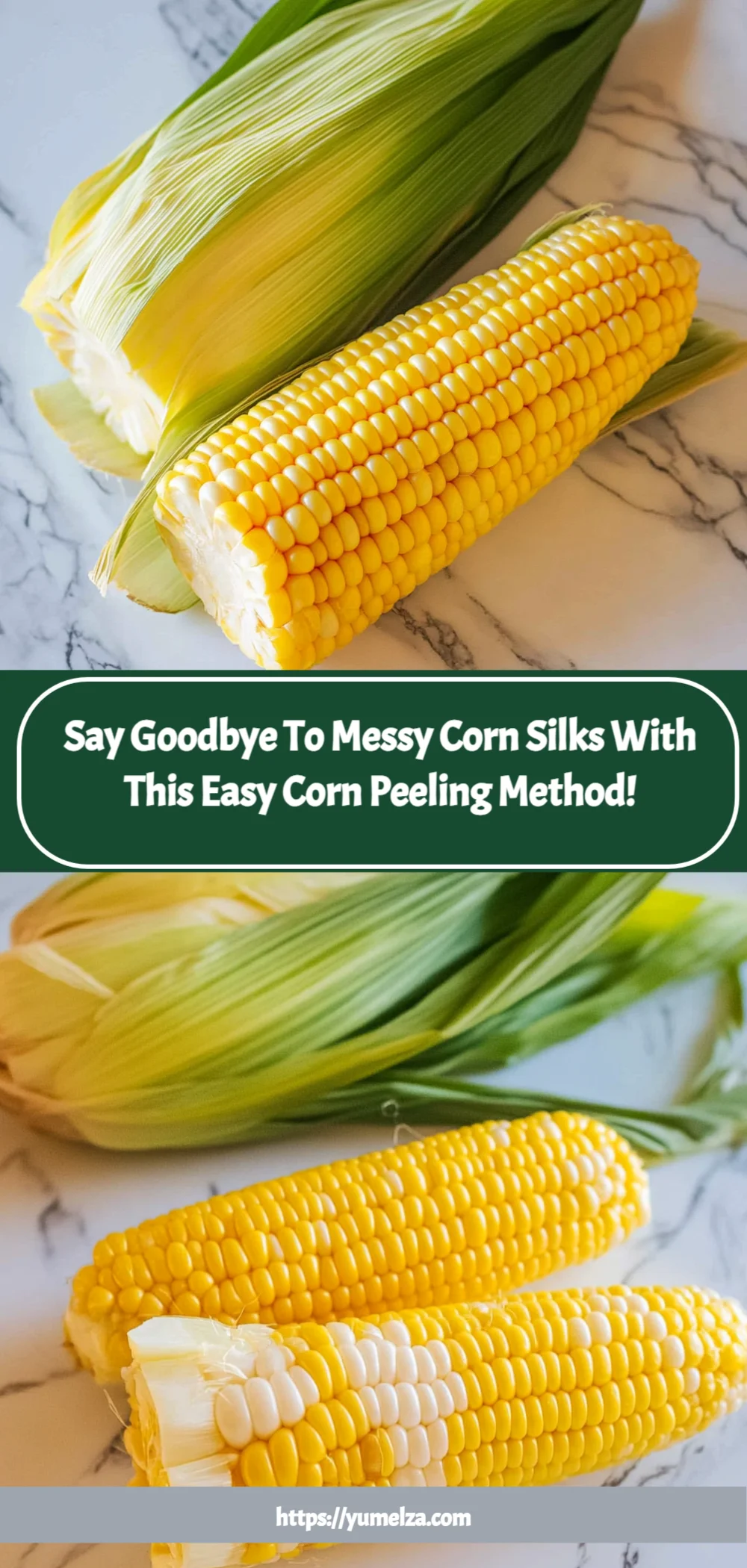 Say Goodbye to Messy Corn Silks with This Easy Corn Peeling Method!