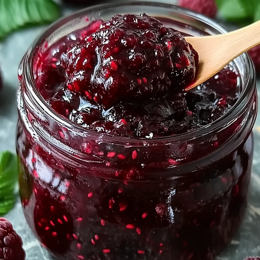 Easy No Pectin Black Raspberry Jam Recipe