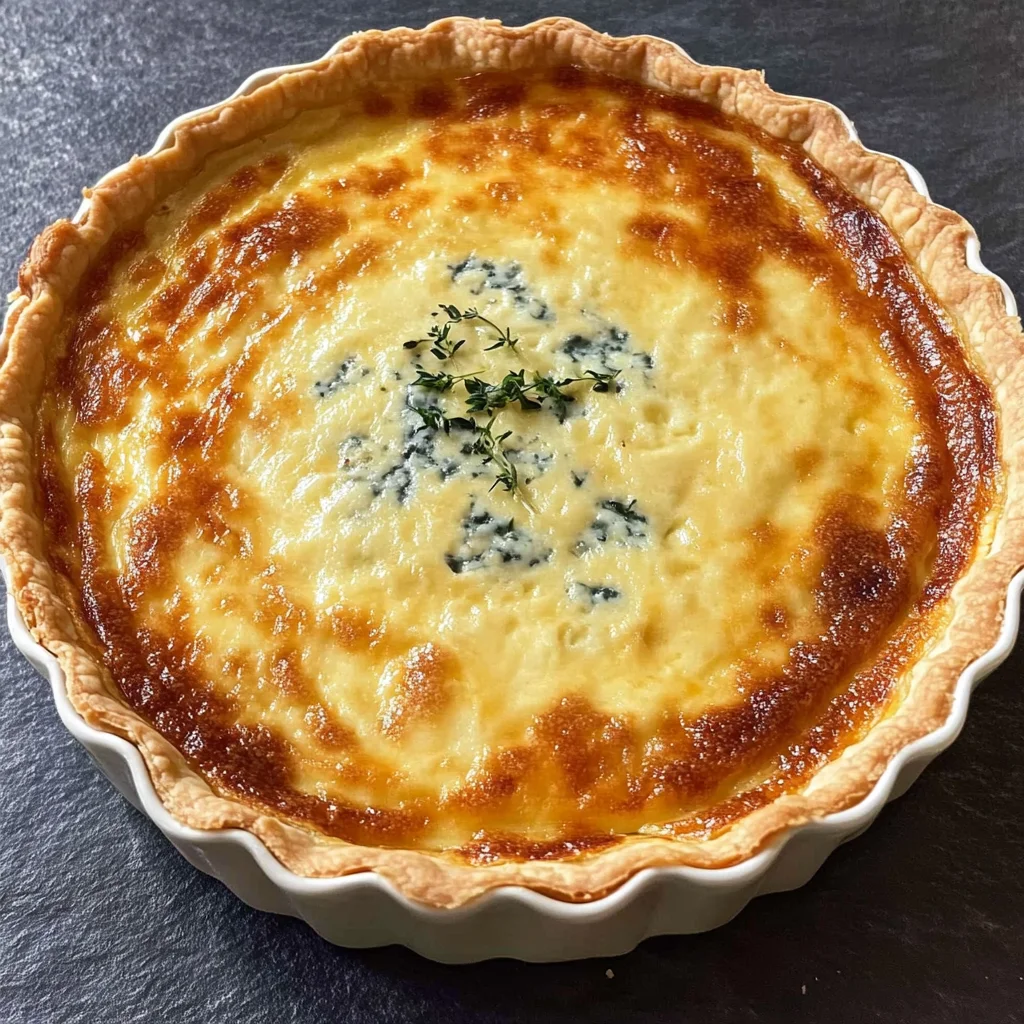 Fluffy Cheese Quiche Soufflée Recipe