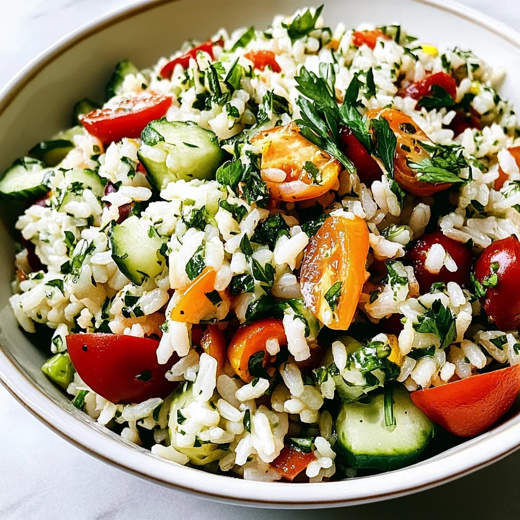 Healthy Herbed Rice Salad Recipe (Easy 30-Minute Meal)