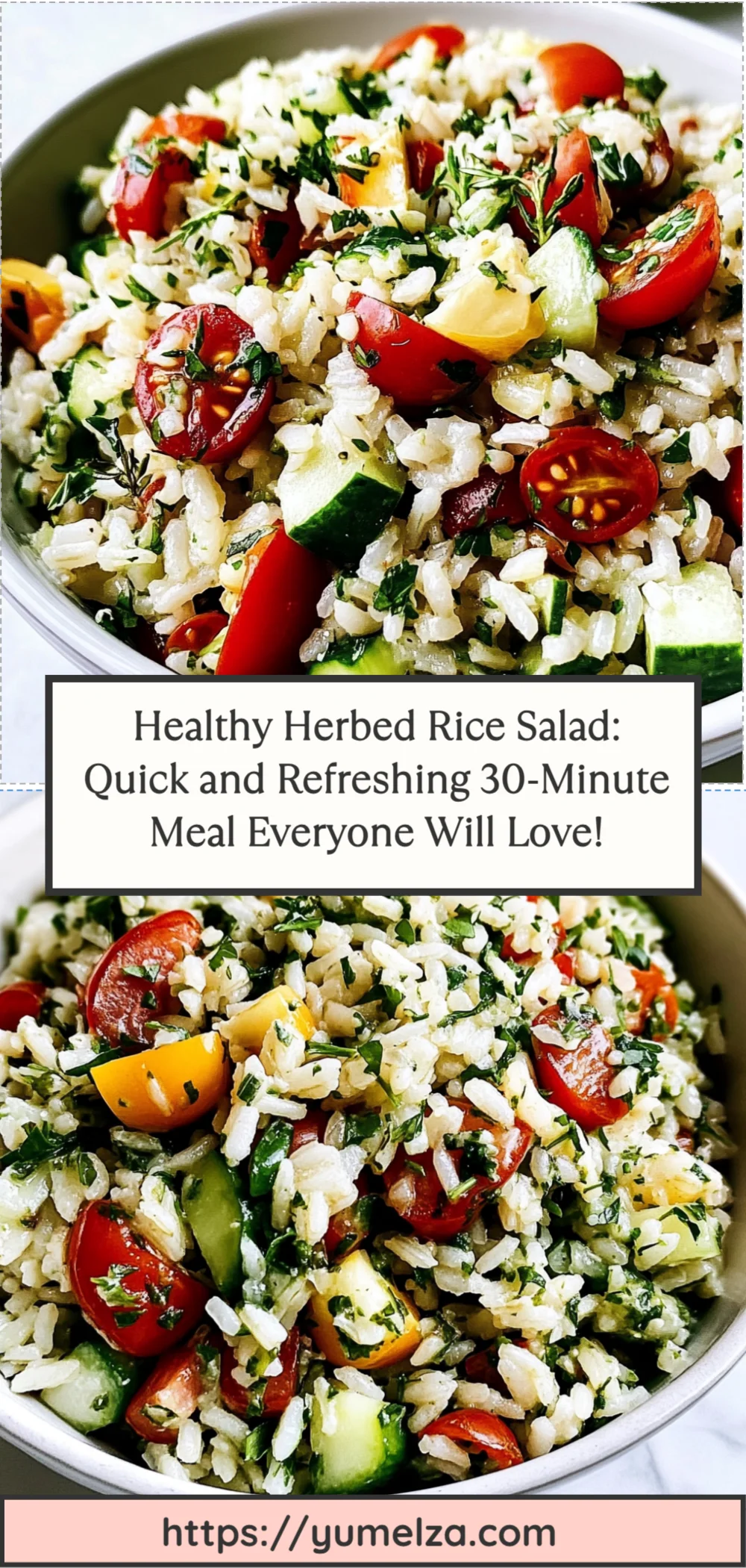 Healthy Herbed Rice Salad: Quick and Refreshing 30-Minute Meal Everyone Will Love!