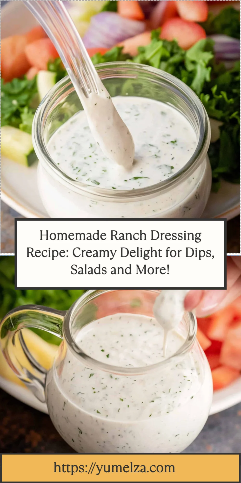 Homemade Ranch Dressing Recipe: Creamy Delight for Dips, Salads and More!