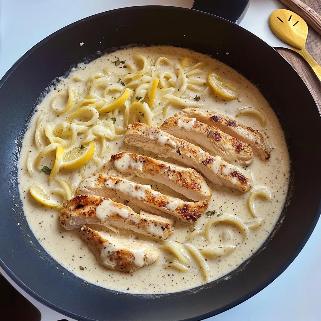 Lemon Garlic Chicken Alfredo Recipe (Creamy and Delicious!)
