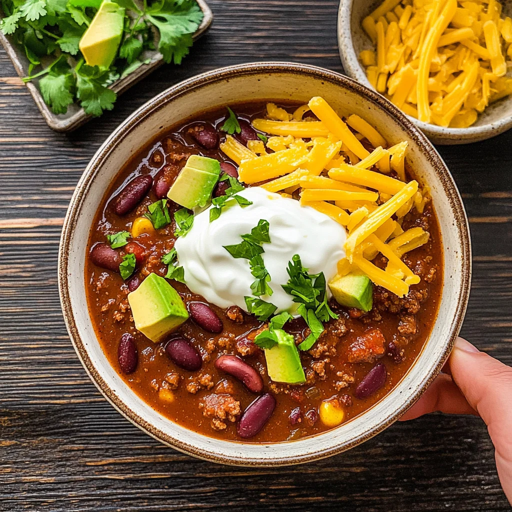 Slow Cooker Chili Recipe (Hearty and Easy!)