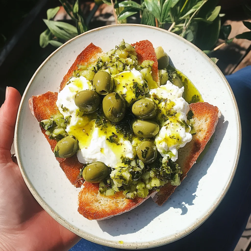 Smashed Olives with Burrata Recipe (Easy and Delicious!)