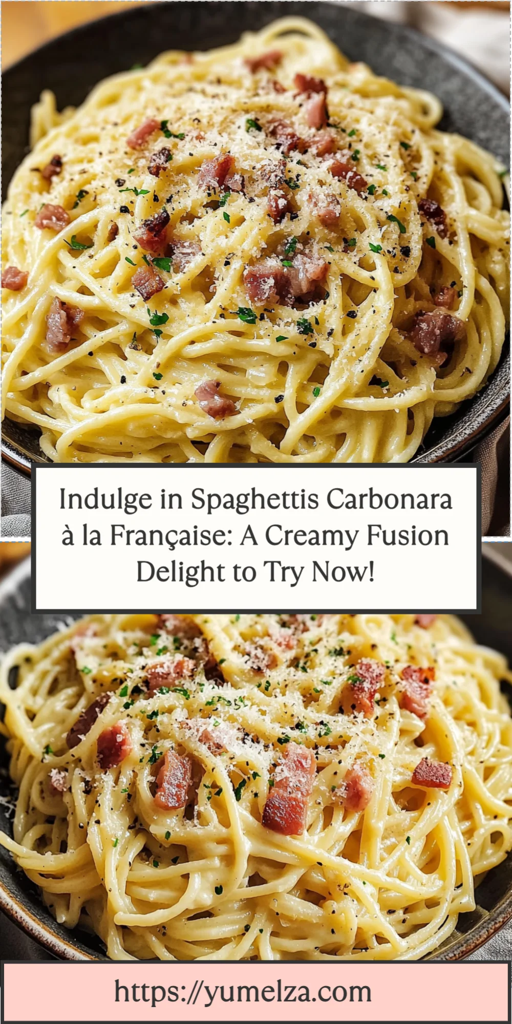 Indulge in Spaghettis Carbonara à la Française: A Creamy Fusion Delight to Try Now!