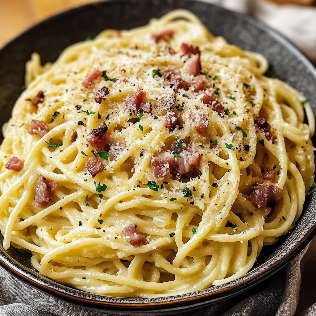 Spaghettis Carbonara à la Française Recipe (Creamy and Delicious!)