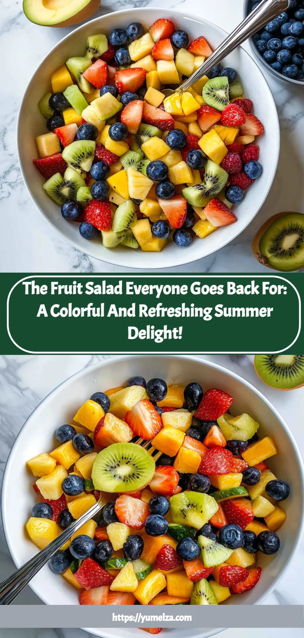 The Fruit Salad Everyone Goes Back For: A Colorful and Refreshing Summer Delight!
