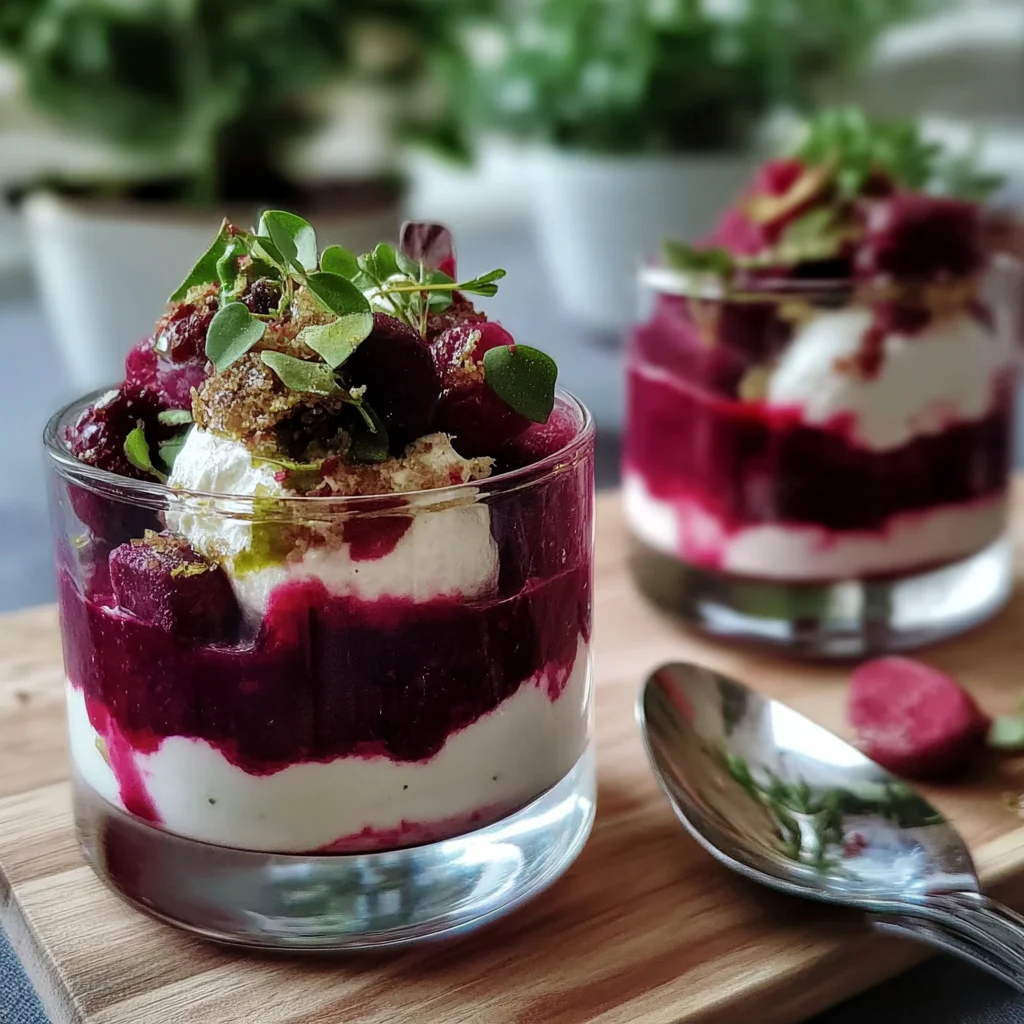 Verrines Betterave & Saint-Môret Recipe (Elegant and Easy Appetizer)