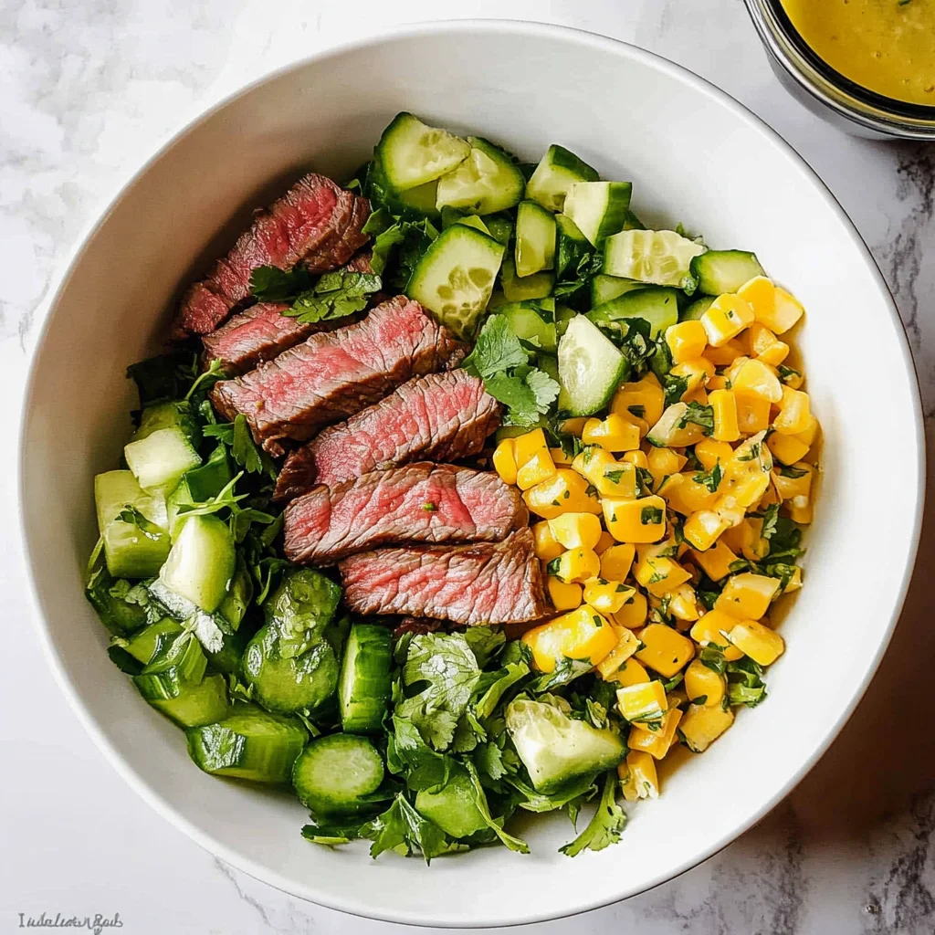 Viral Steak Salad Recipe (Quick and Easy!)