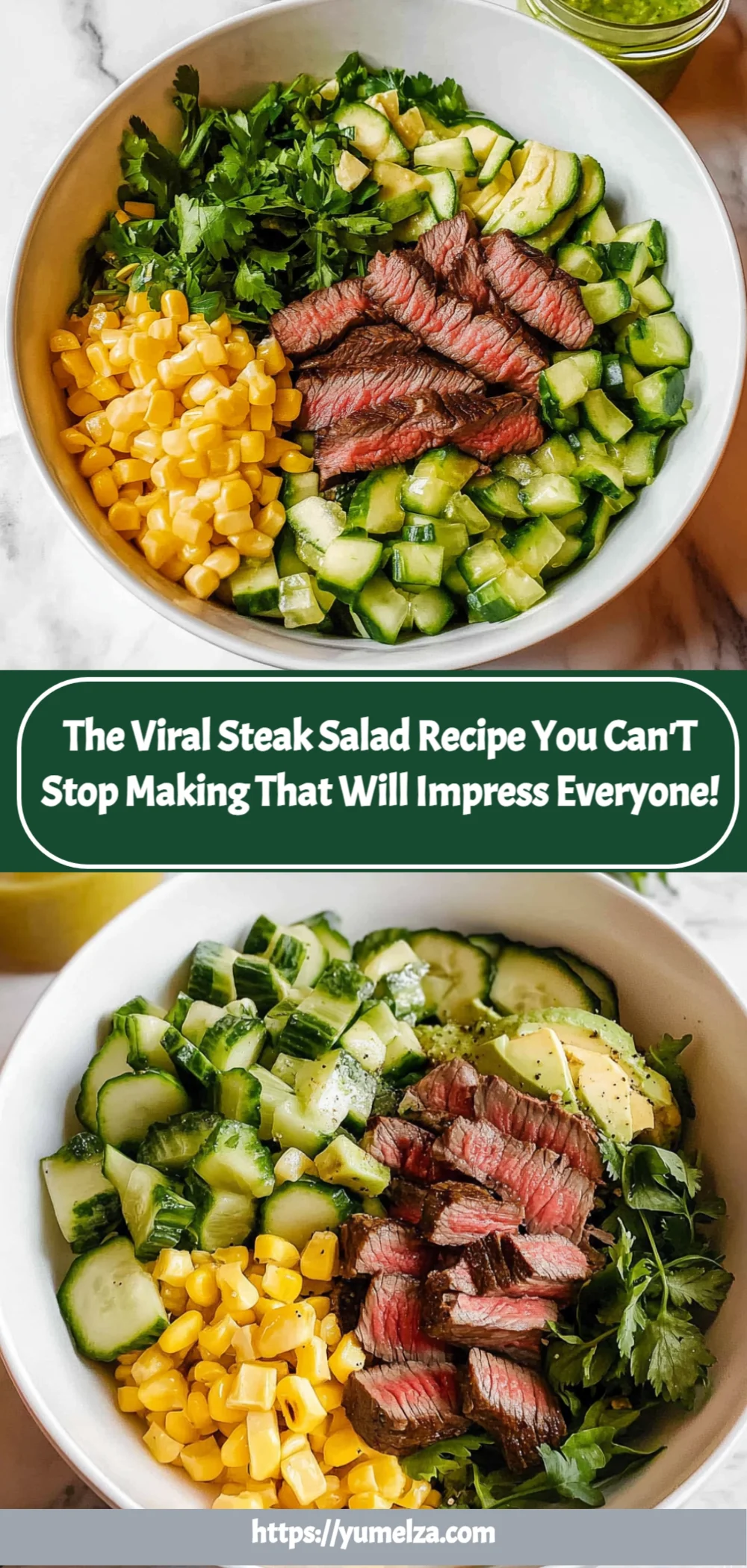 The Viral Steak Salad Recipe You Can't Stop Making That Will Impress Everyone!