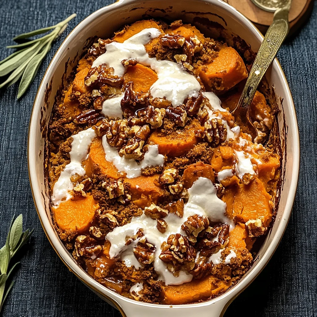 casserole de patates douces à l'érable du sud