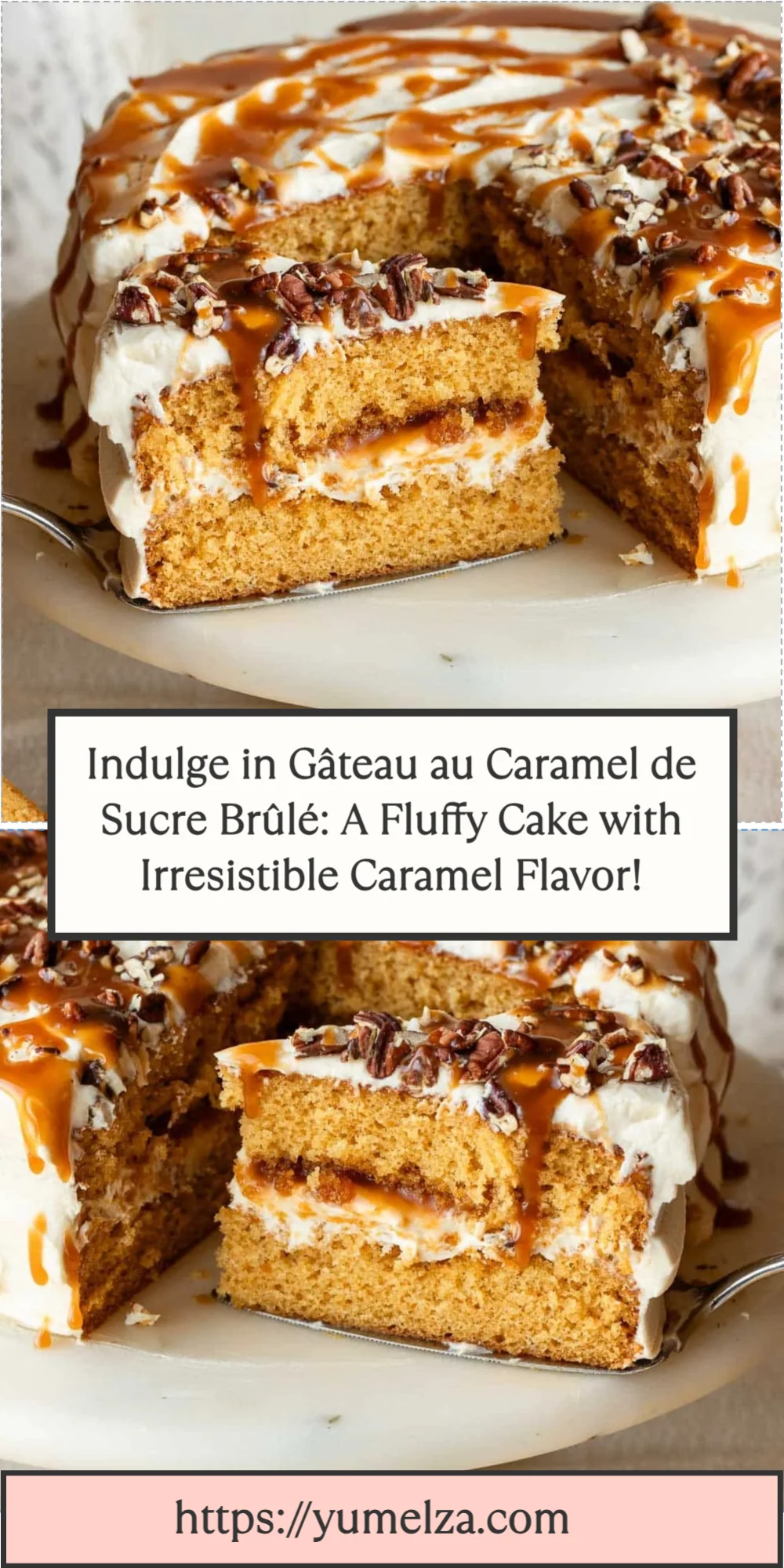 Indulge in Gâteau au Caramel de Sucre Brûlé: A Fluffy Cake with Irresistible Caramel Flavor!