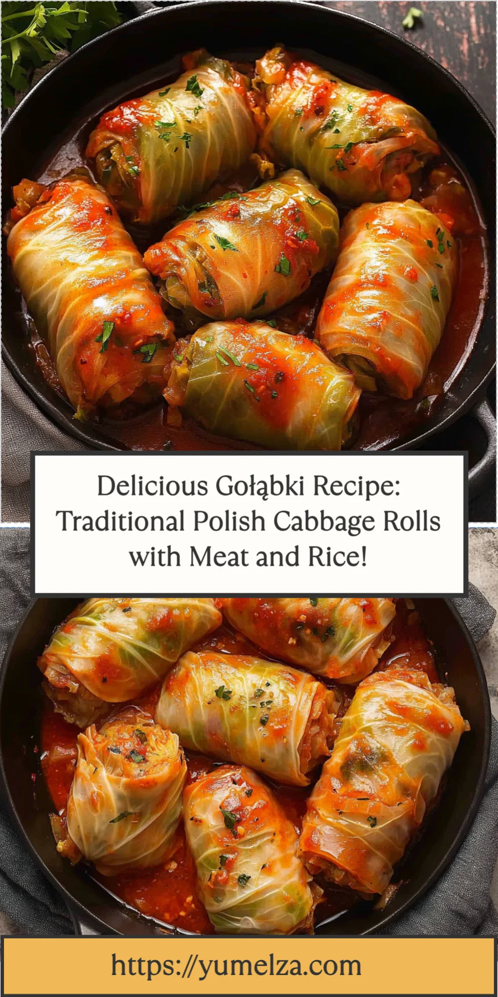 Delicious Gołąbki Recipe: Traditional Polish Cabbage Rolls with Meat and Rice!