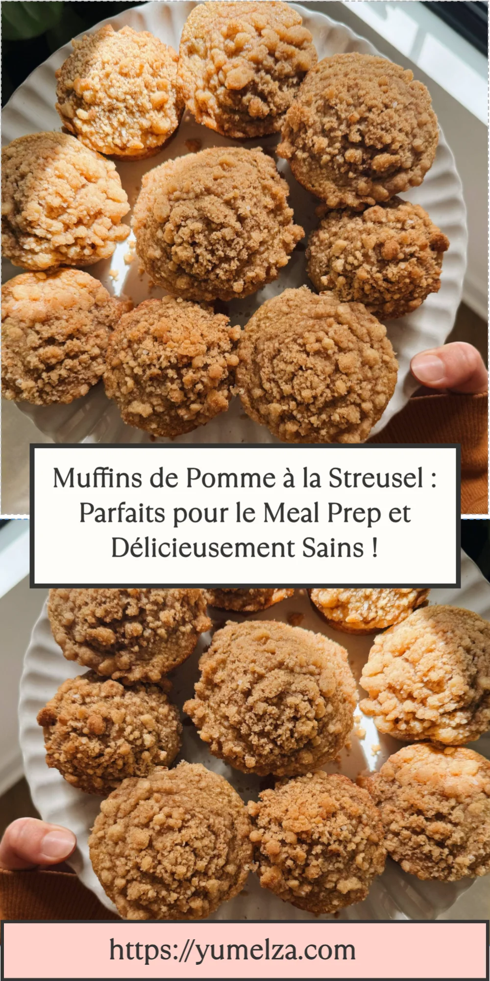 Muffins de Pomme à la Streusel : Parfaits pour le Meal Prep et Délicieusement Sains !