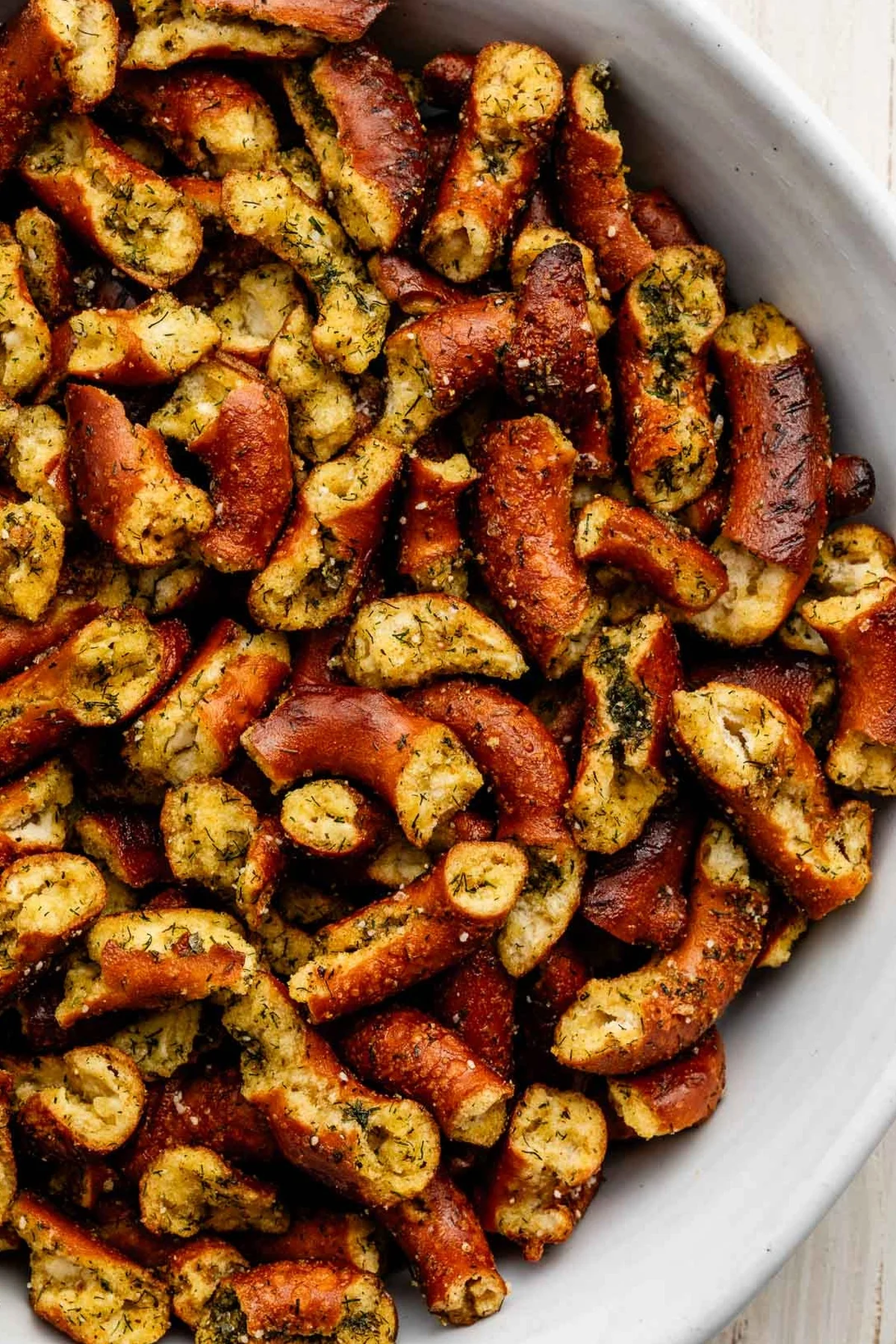 préparation facile de bretzels assaisonnés